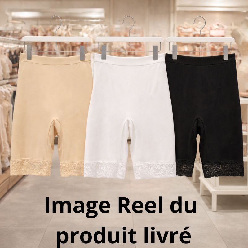 Pack 3 Shorts Invisibles Anti-Frottement – Confort Total